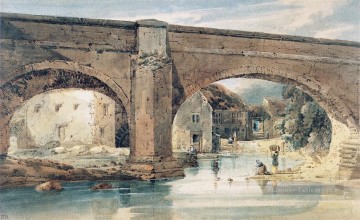 paysage Tableau Peinture - Weth Thomas Girtin paysage aquarelle